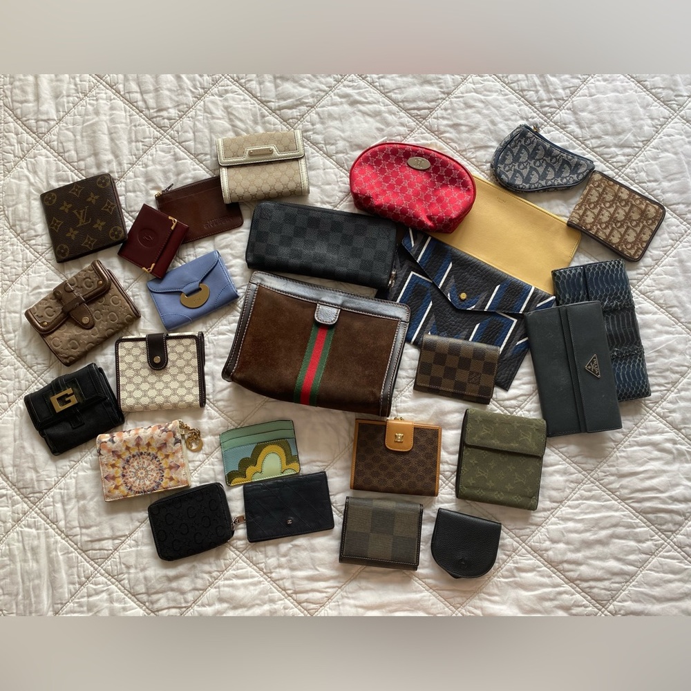 Designer pouches and wallets